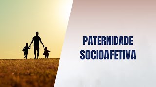 Paternidade socioafetiva [upl. by Solana]