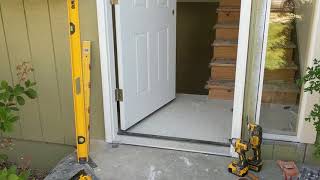 Jeld Wen Front Door Installation  Really crappy products and craftsmanship PART 1 [upl. by Eiramenna842]