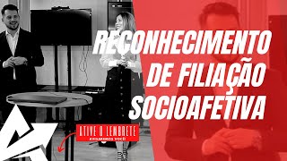 DIREITO DE FAMÍLIA Reconhecimento de filiação socioafetiva [upl. by Nixie]