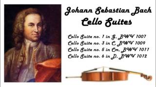 Johann Sebastian Bach  Cello suites in 432 Hz great for reading or studying [upl. by Luht979]