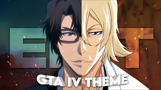 Aizen x Urahara  GTA IV Theme Edit [upl. by Naginarb]